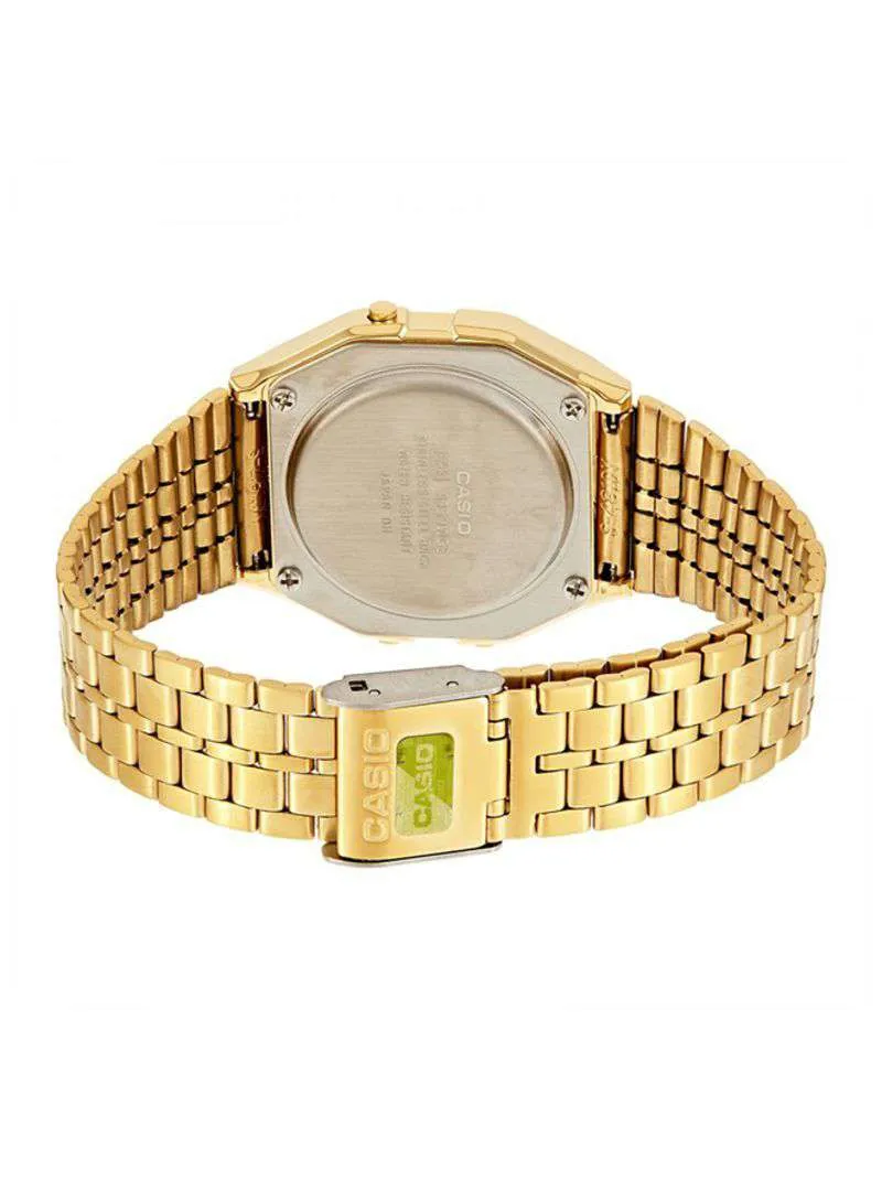 A159WGED-1DF Gold Stainless Steel Watch for Unisex