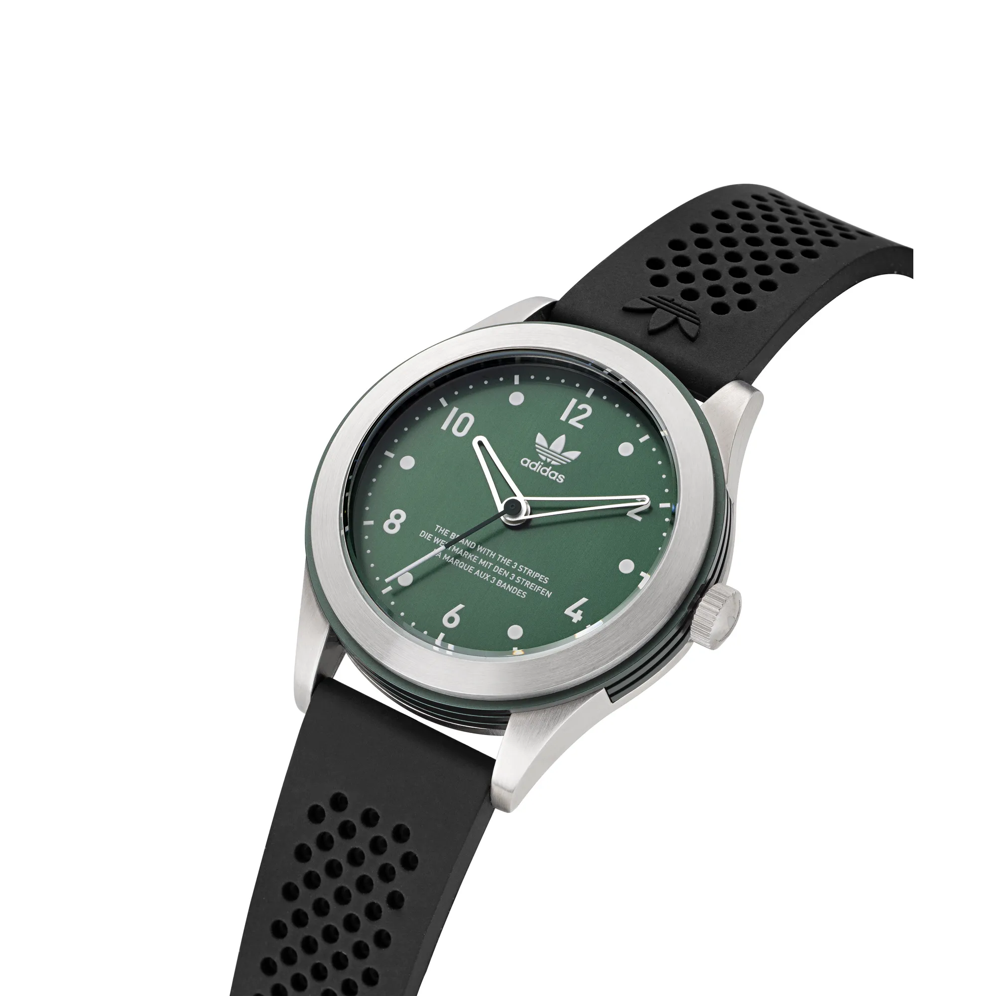 Adidas Code Three 40 Green Dial Watch AOSY22516