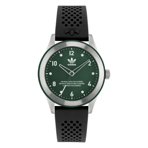 Adidas Code Three 40 Green Dial Watch AOSY22516