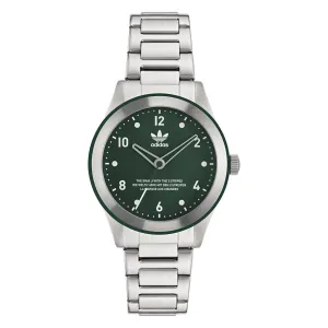 Adidas Code Three 40mm Green Dial Watch AOSY22520