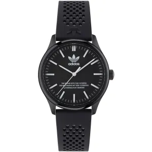 Adidas Men's Watch - Originals Quartz Black Dial Silicone Rubber Strap | AOSY23031