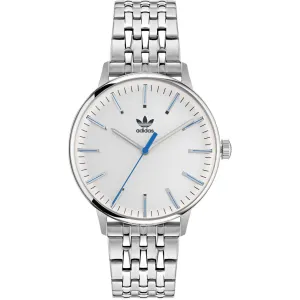 Adidas Men's Watch - Originals White Dial Silver Tone Steel Bracelet | AOSY22022