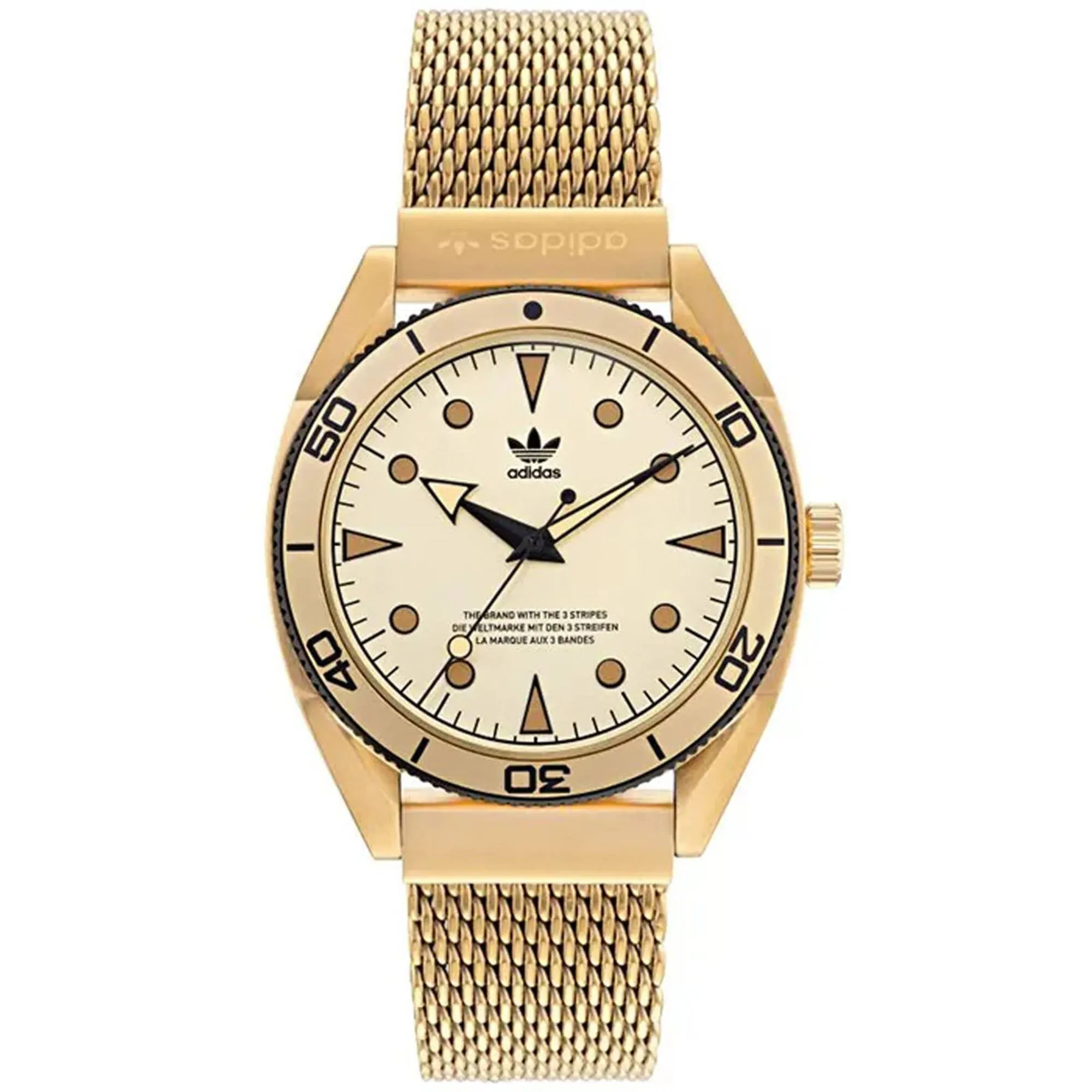 Adidas Men's Watch - Originals Yellow Gold Stainless Steel Bracelet | AOFH22004