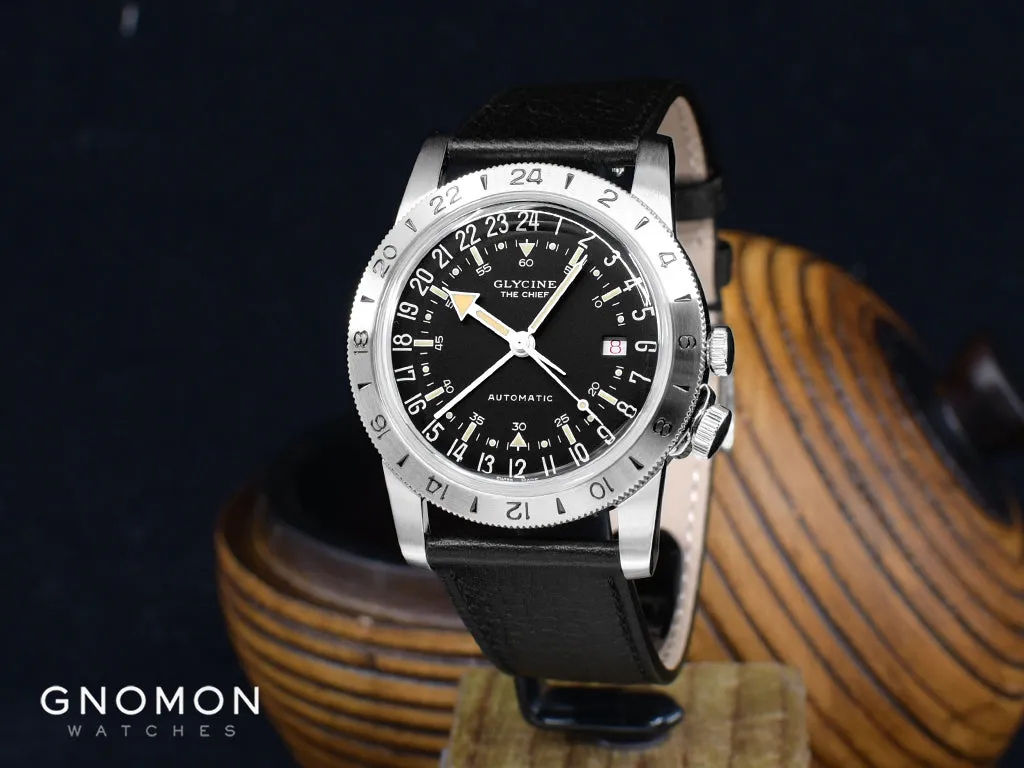 Airman ??The Chief?? GMT Black - Leather Ref. GL0465