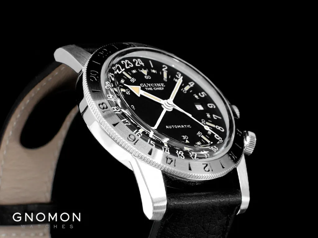 Airman ??The Chief?? GMT Black - Leather Ref. GL0465