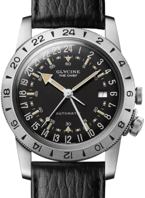 Airman ??The Chief?? GMT Black - Leather Ref. GL0465