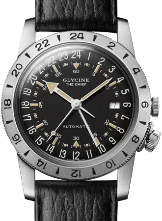 Airman ??The Chief?? GMT Black - Leather Ref. GL0465