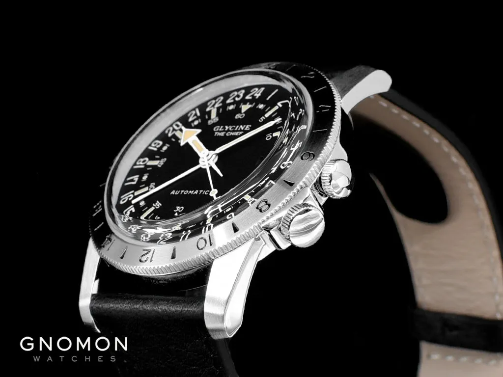 Airman ??The Chief?? GMT Black - Leather Ref. GL0465