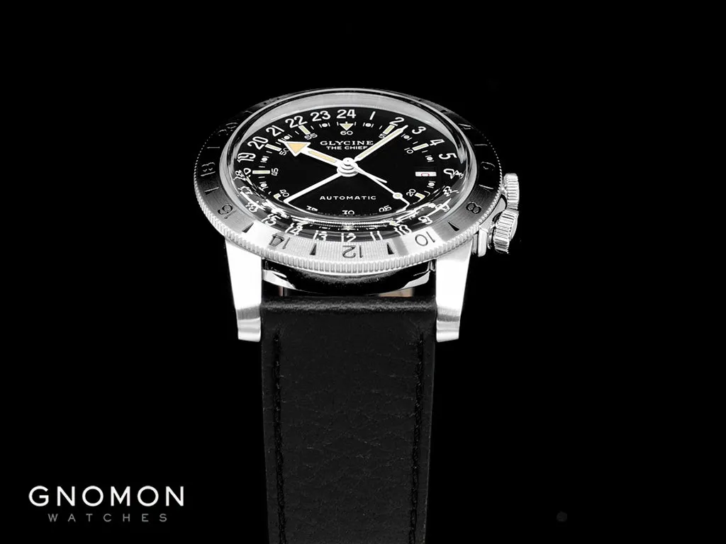 Airman ??The Chief?? GMT Black - Leather Ref. GL0465