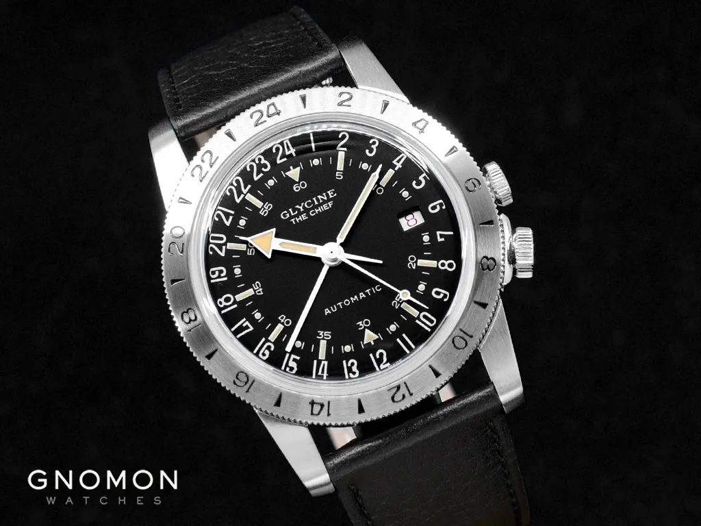 Airman ??The Chief?? GMT Black - Leather Ref. GL0465