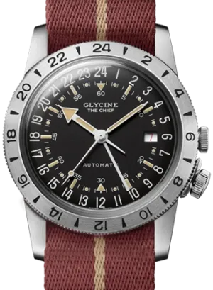 Airman ??The Chief?? GMT Black - Military Nylon Strap Ref. GL0472