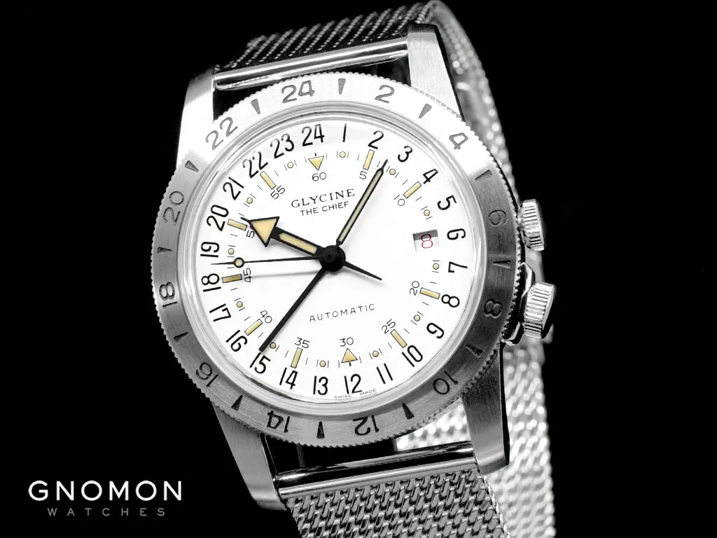 Airman ??The Chief?? GMT White - Bracelet Ref. GL0466