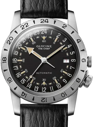 Airman ??The Chief?? Purist Black - Leather Ref. GL0469