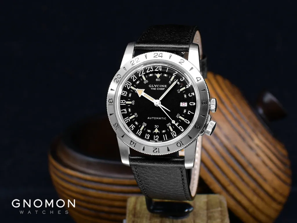 Airman ??The Chief?? Purist Black - Leather Ref. GL0469