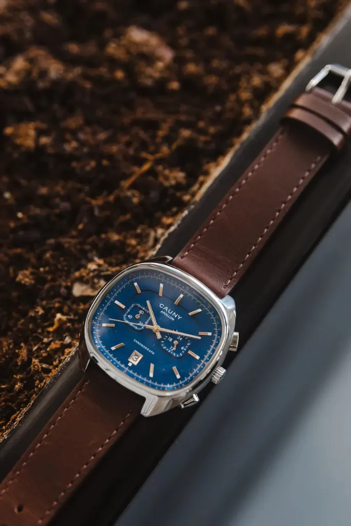 Apollon Chrono Blue Leather