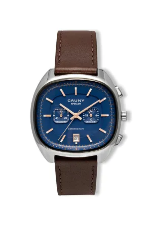 Apollon Chrono Blue Leather