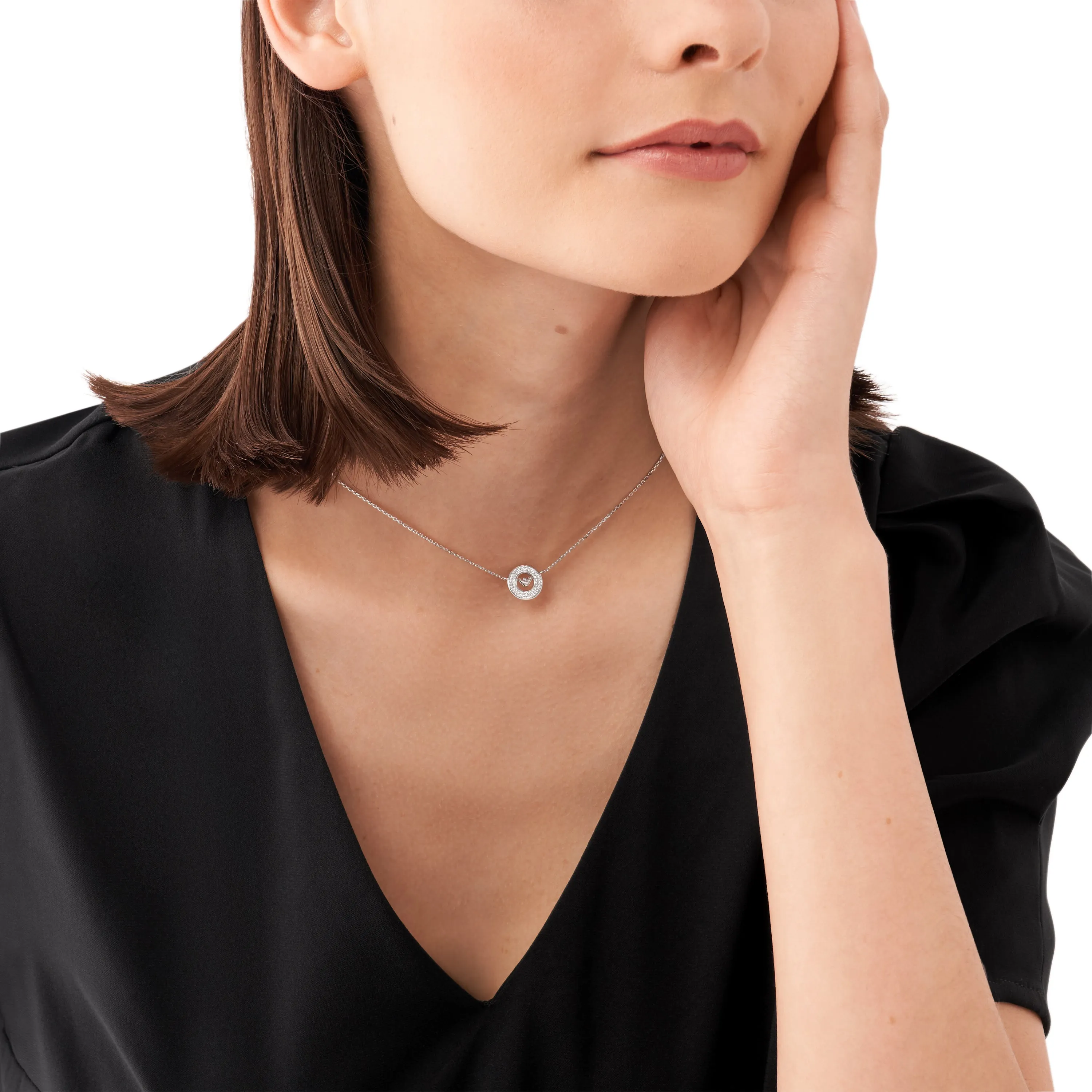 Armani Classic Elegance Sterling Necklace EG3585040