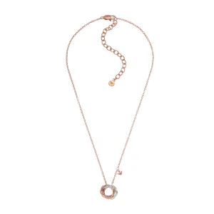 Armani Elegant Two Tone Crystal Necklace EGS3004221