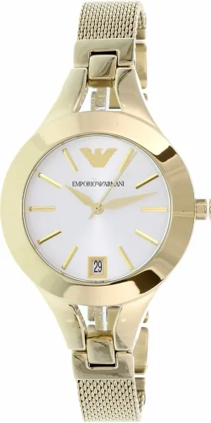 Armani Emporio Classic Gold-Tone Ladies Watch Model AR7399