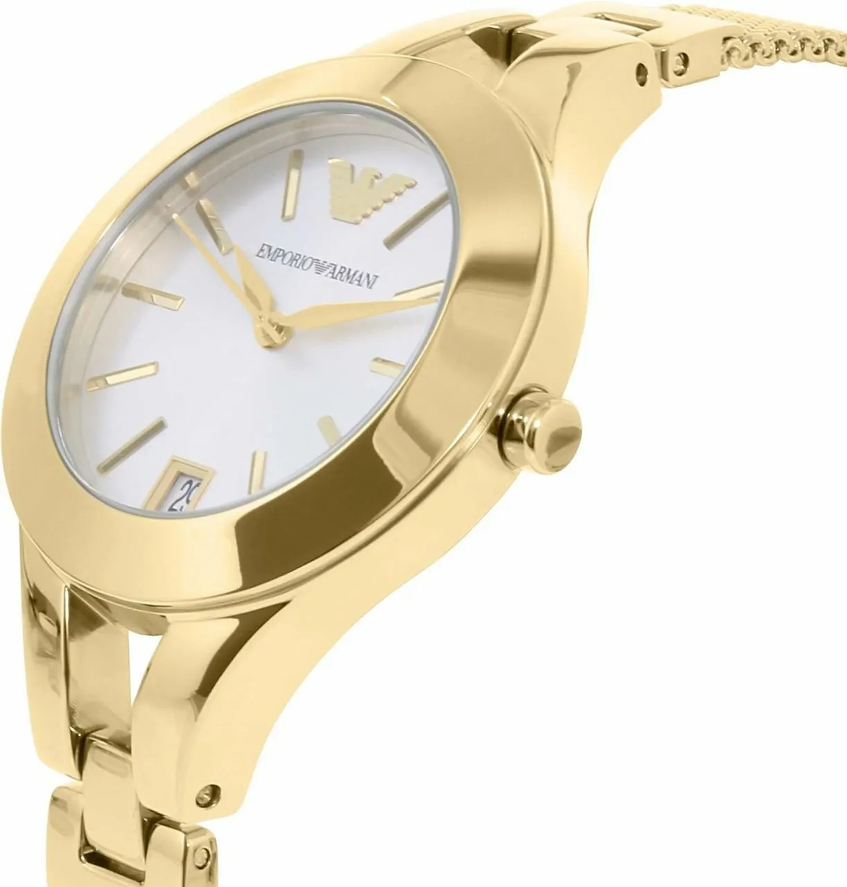 Armani Emporio Classic Gold-Tone Ladies Watch Model AR7399