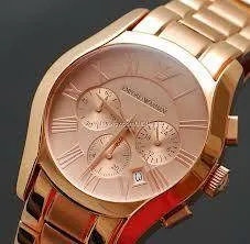 Armani Emporio Men's Chronograph Rose Gold Watch Marco AR0365