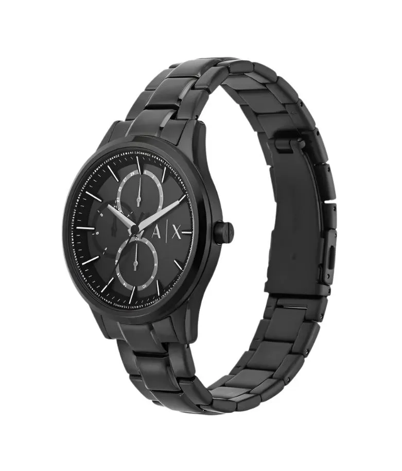 Armani Exchange Black Stainless Steel Multifunction Watch AX1867