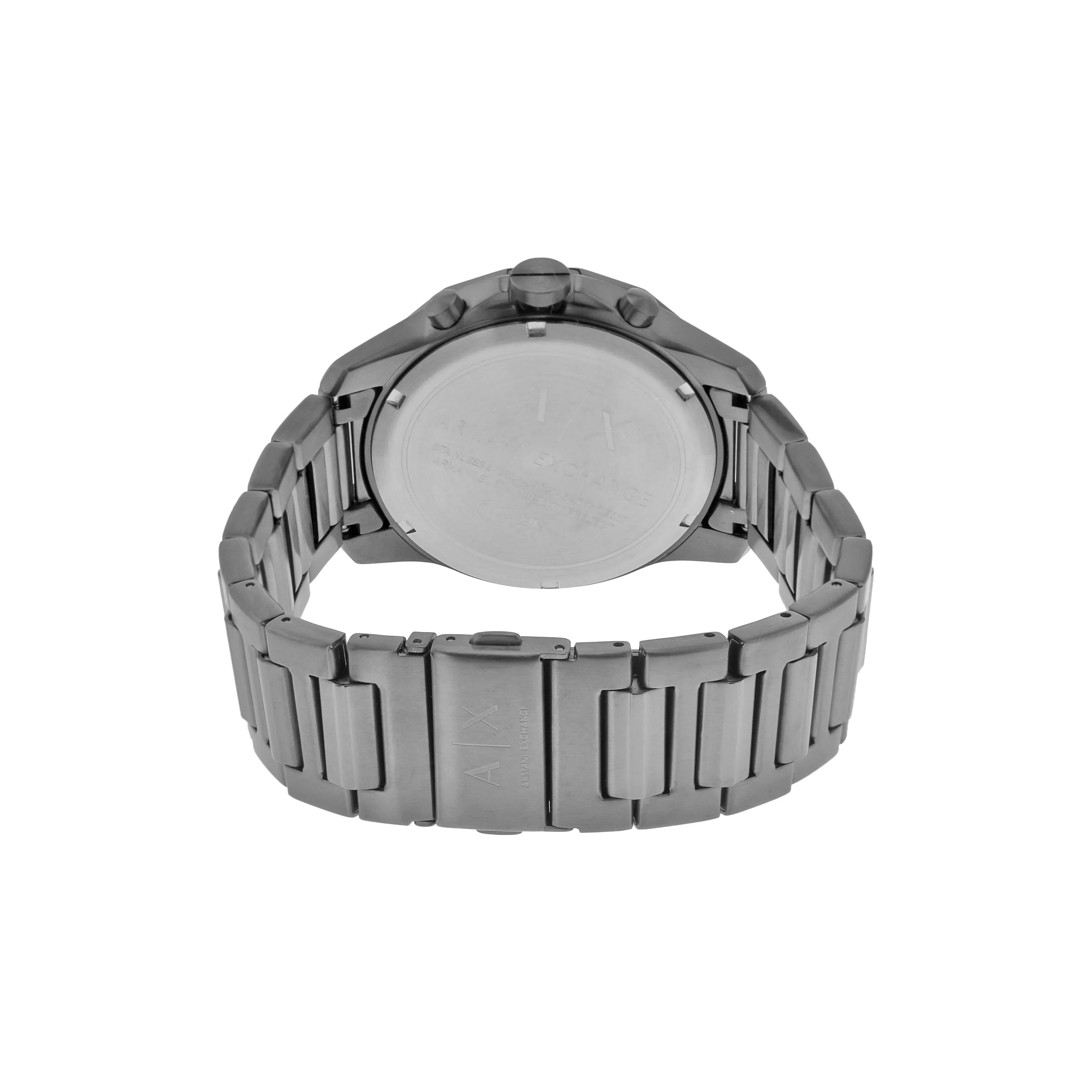 Armani Exchange Chronograph Gunmetal Stainless Steel Watch AX1731