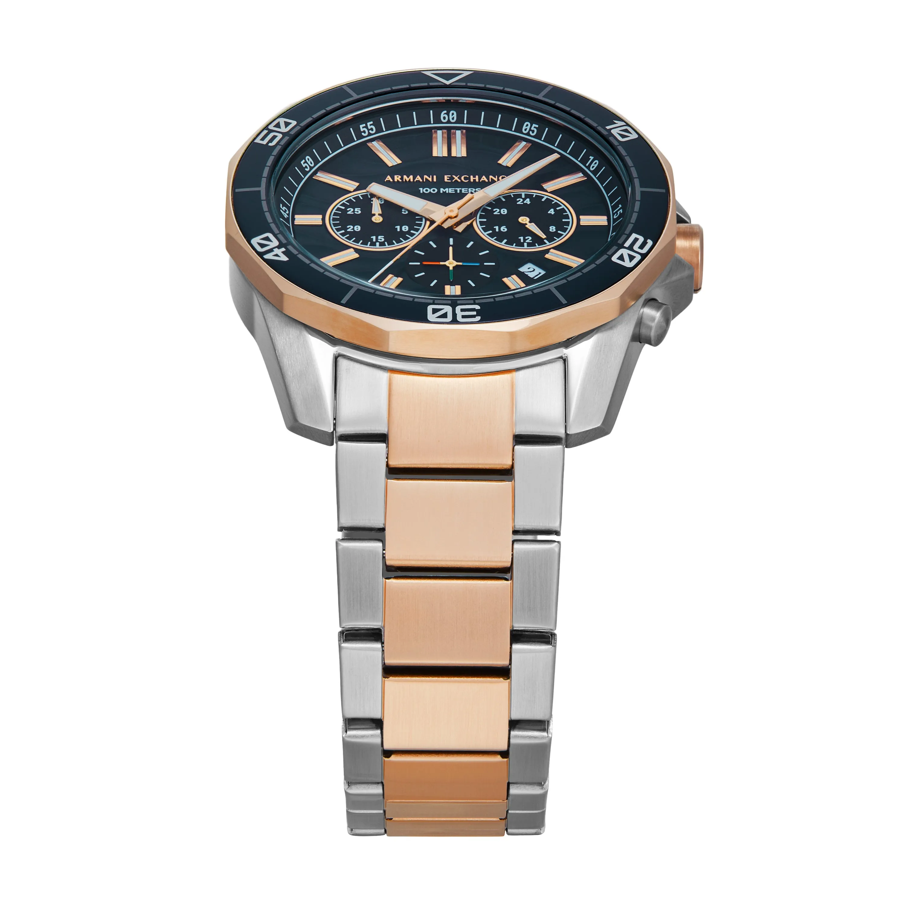 Armani Exchange Chronograph Two-Tone Stainless Steel Watch AX1965