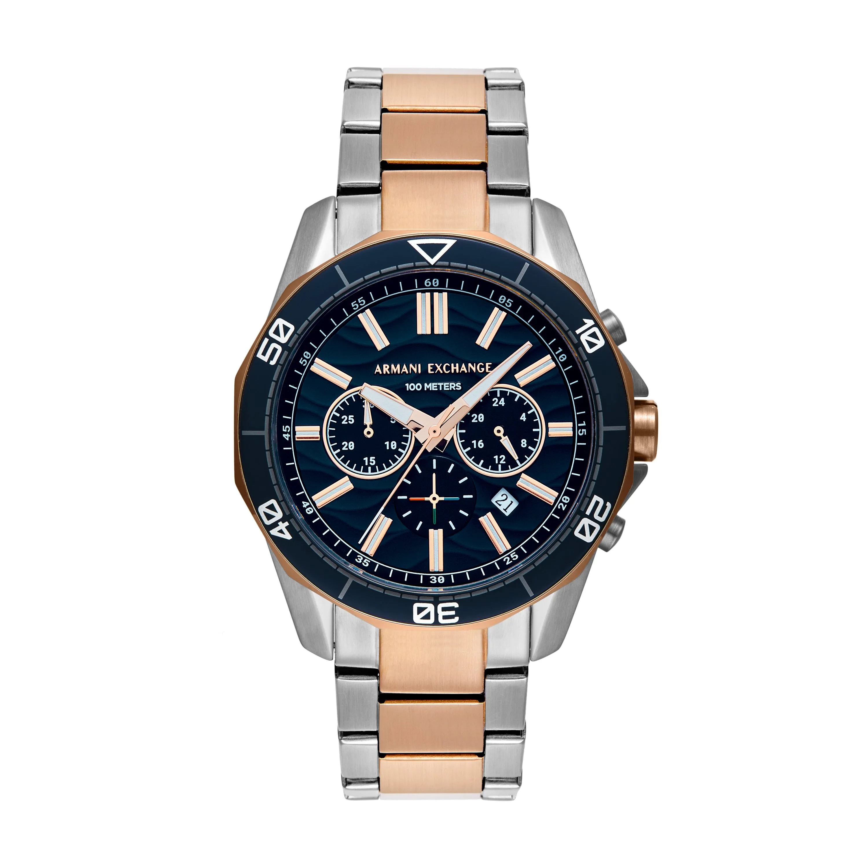 Armani Exchange Chronograph Two-Tone Stainless Steel Watch AX1965