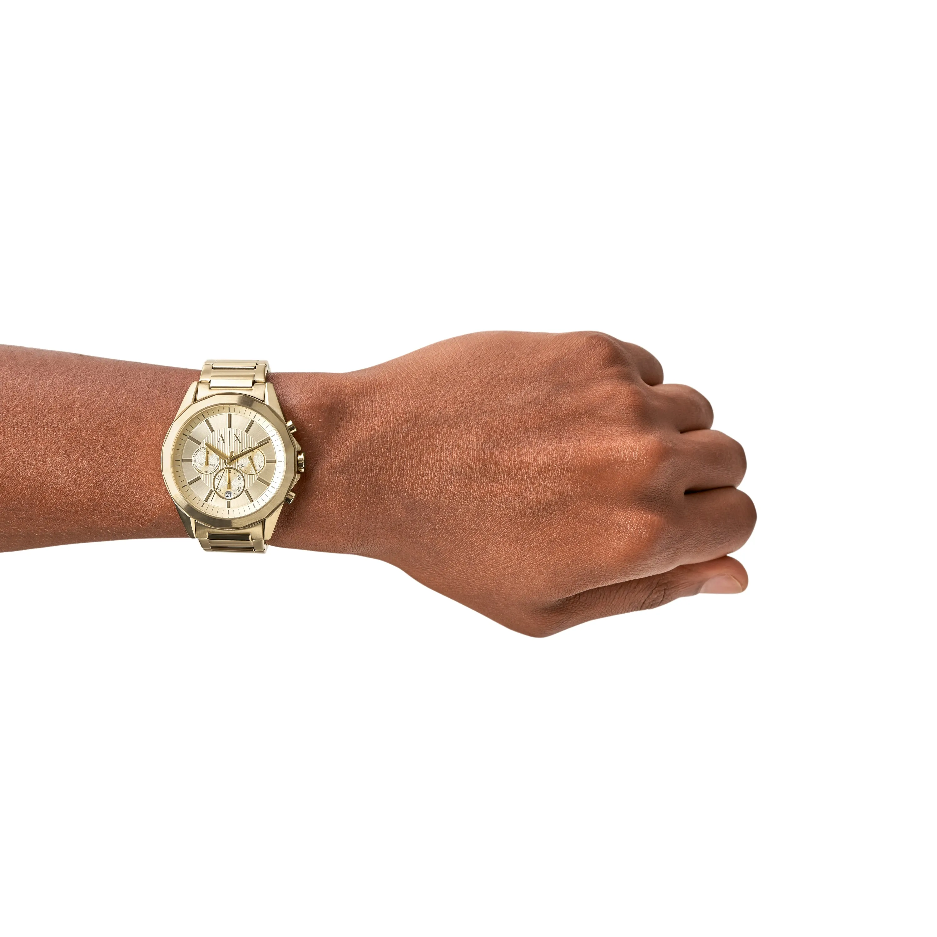 Armani Exchange Drexler Gold Stainless Steel Luxury Watch AX2602
