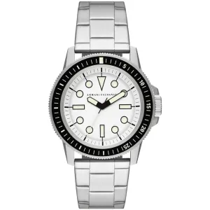 Armani Exchange Men's Watch - Classic Quartz Silver Tone Steel Bracelet | AX1853