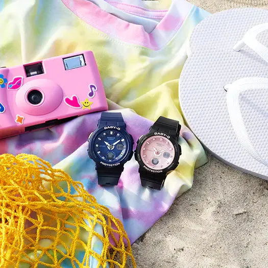 Baby-G Beach Traveler Series Blue Resin Band Watch BGA250-2A2