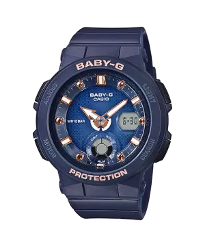 Baby-G Beach Traveler Series Blue Resin Band Watch BGA250-2A2
