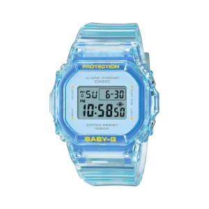 Baby-G Blue Dial Transparent Resin Band Watch BGD565SJ-2D