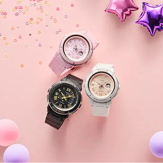 Baby-G Bright Shooting Stars Style Shining Crystal Watch BGA-150ST-4A