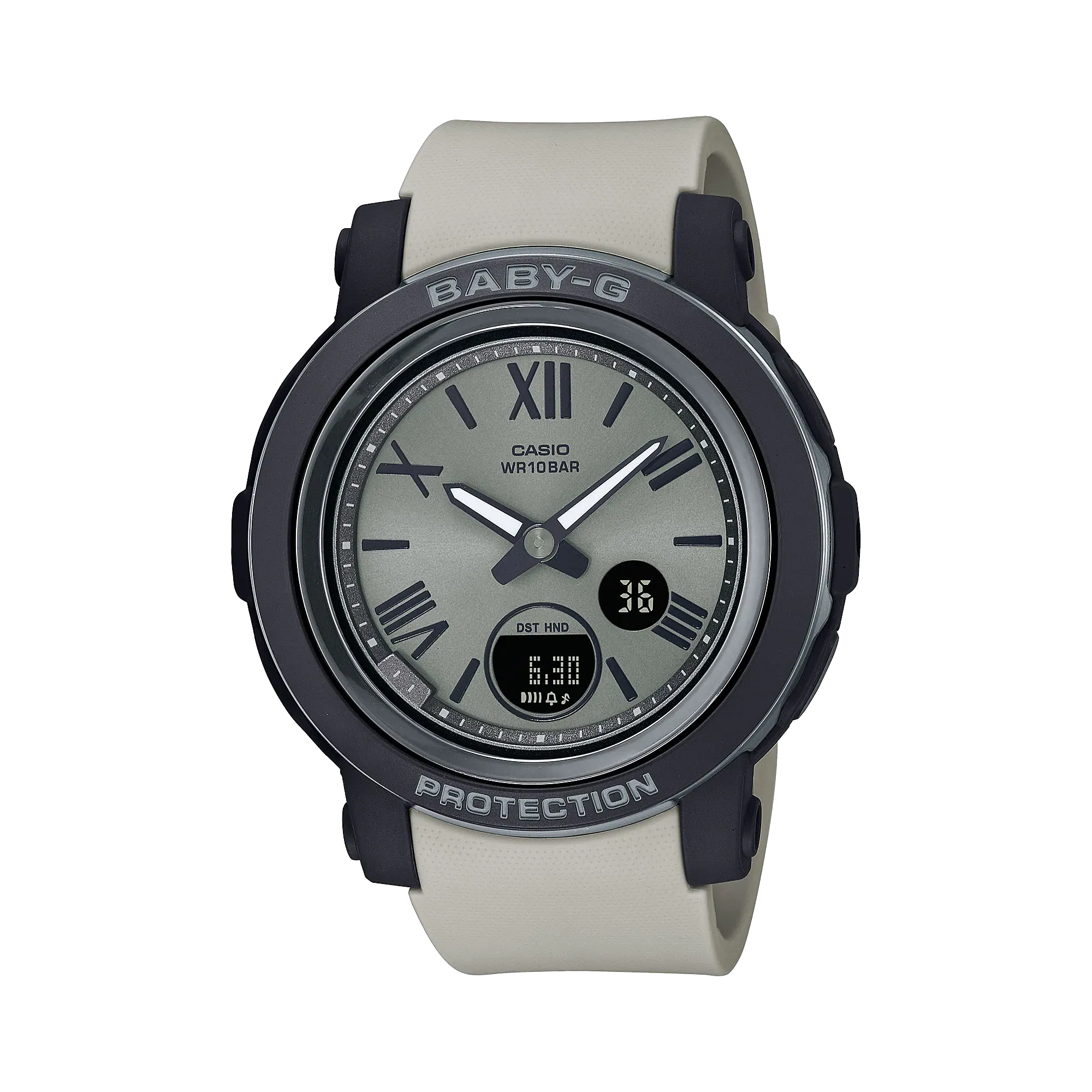 Baby-G Digital Analog White Resin Band Watch BGA290-8A
