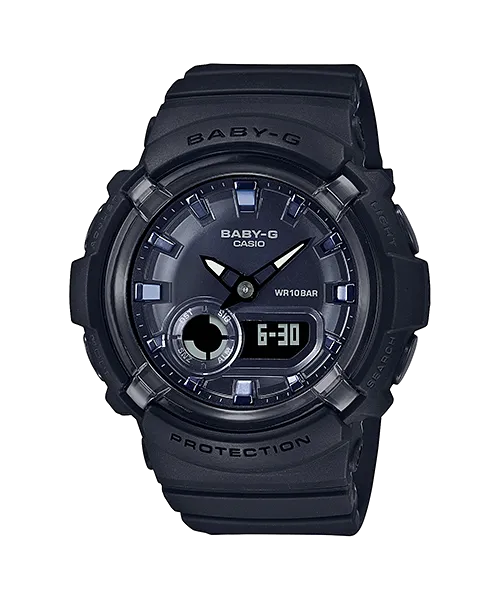 Baby-G Dual Display Black Resin Strap Watch BGA280-1A