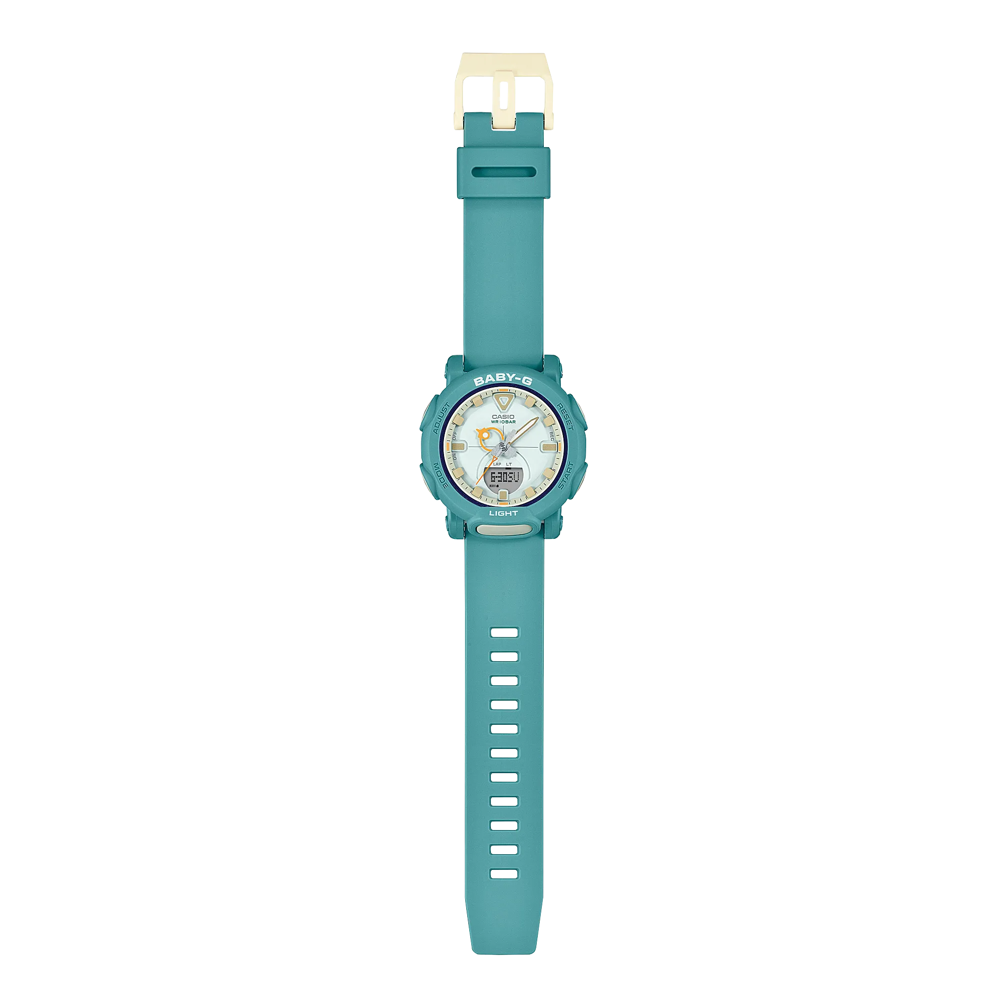 BABY-G DUO Retro Pop Green Resin Band Watch BGA310RP-3A