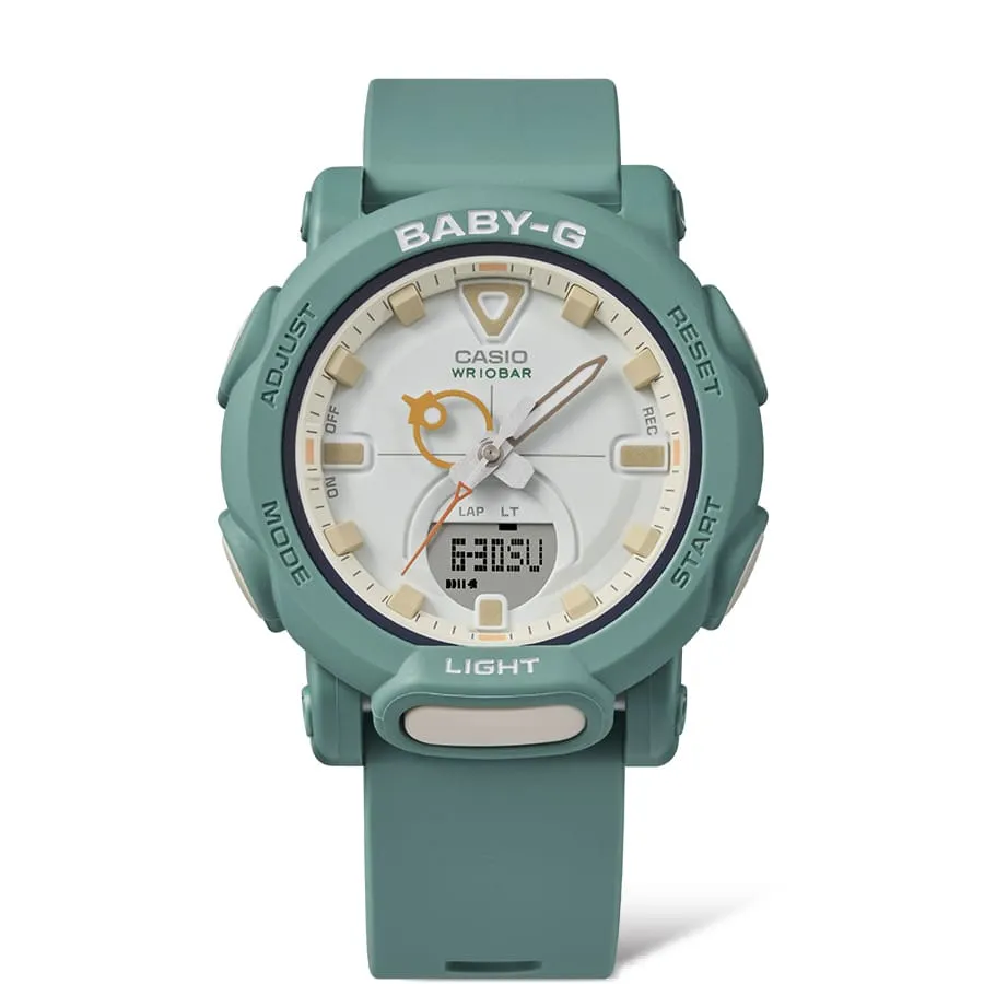 BABY-G DUO Retro Pop Green Resin Band Watch BGA310RP-3A