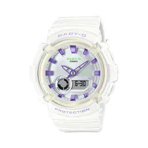 Baby-G White Dial White Resin Band Watch BGA280DN-7A