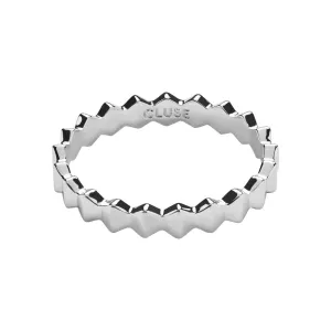 Bague CLUSE Essentielle Silver All Hexagons CLJ42006