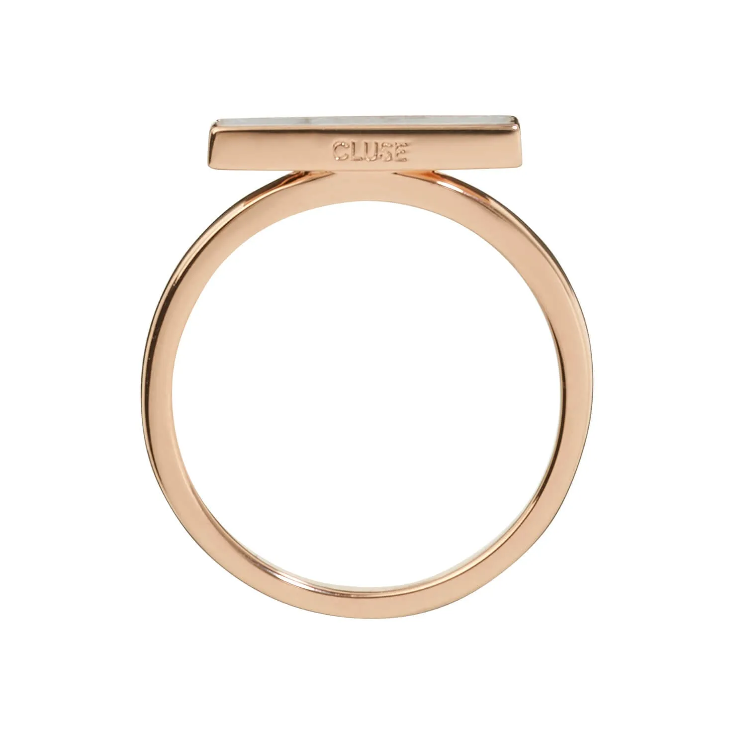 Bague CLUSE Idylle Rose Gold Marble Bar CLJ40002