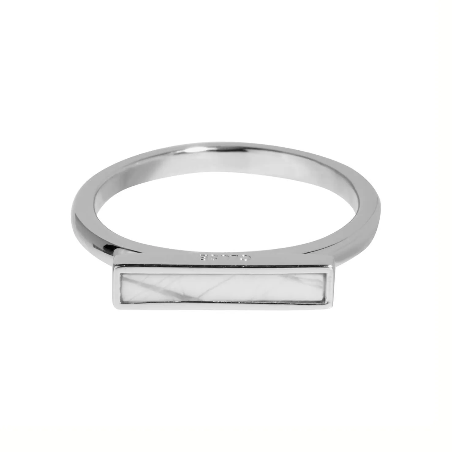 Bague CLUSE Idylle Silver Marble Bar CLJ42002