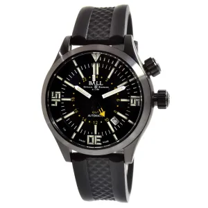 Ball Men's Automatic Watch - Engineer Master II Diver Black Strap | DG1020A-P3AJ-BK