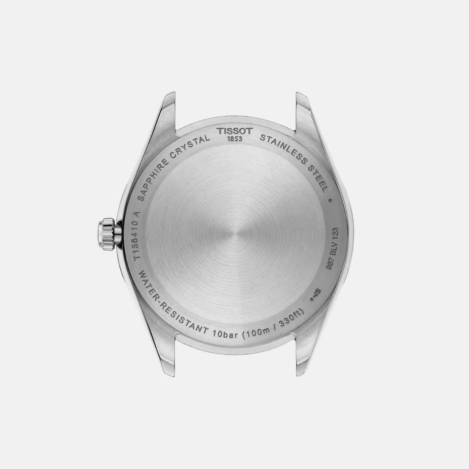 Ballade Men Quartz Blue Dial Analog Stainless Steel Watch T1564102204100