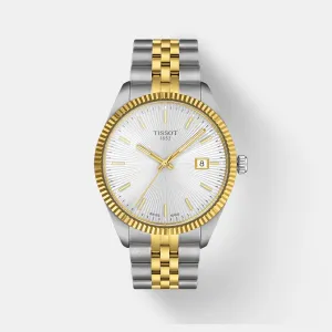 Ballade T-Classic Men Quartz Silver Dial Analog Stainless Steel Watch T1564102203100