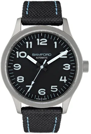 Bamford B80 Modern Black/Aqua Watch