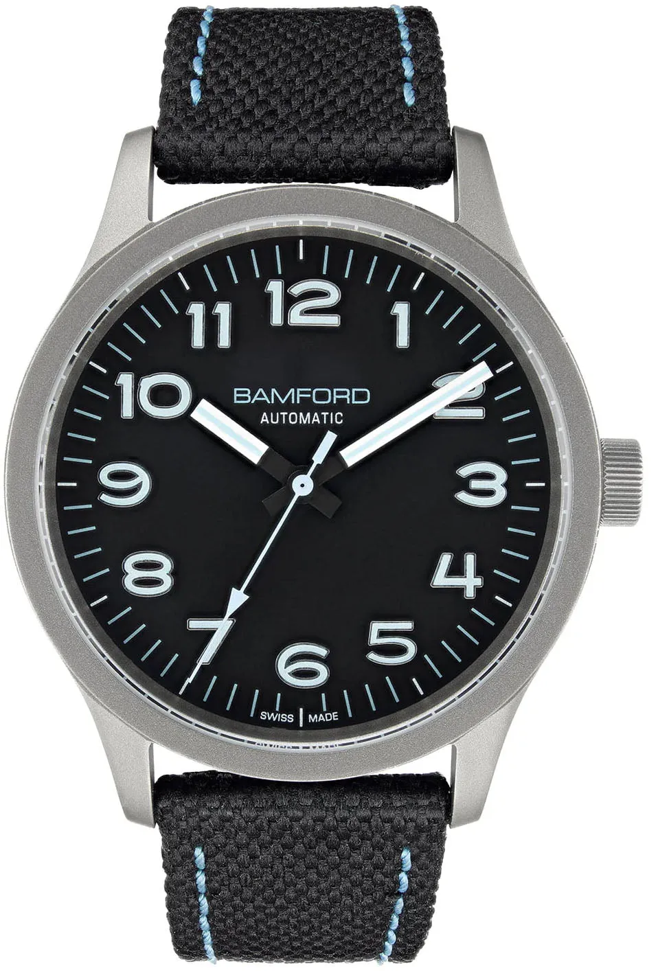 Bamford B80 Modern Black/Aqua Watch