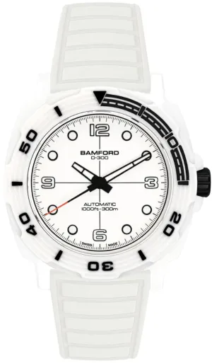 Bamford D-300 Gloss White Ceramic Watch