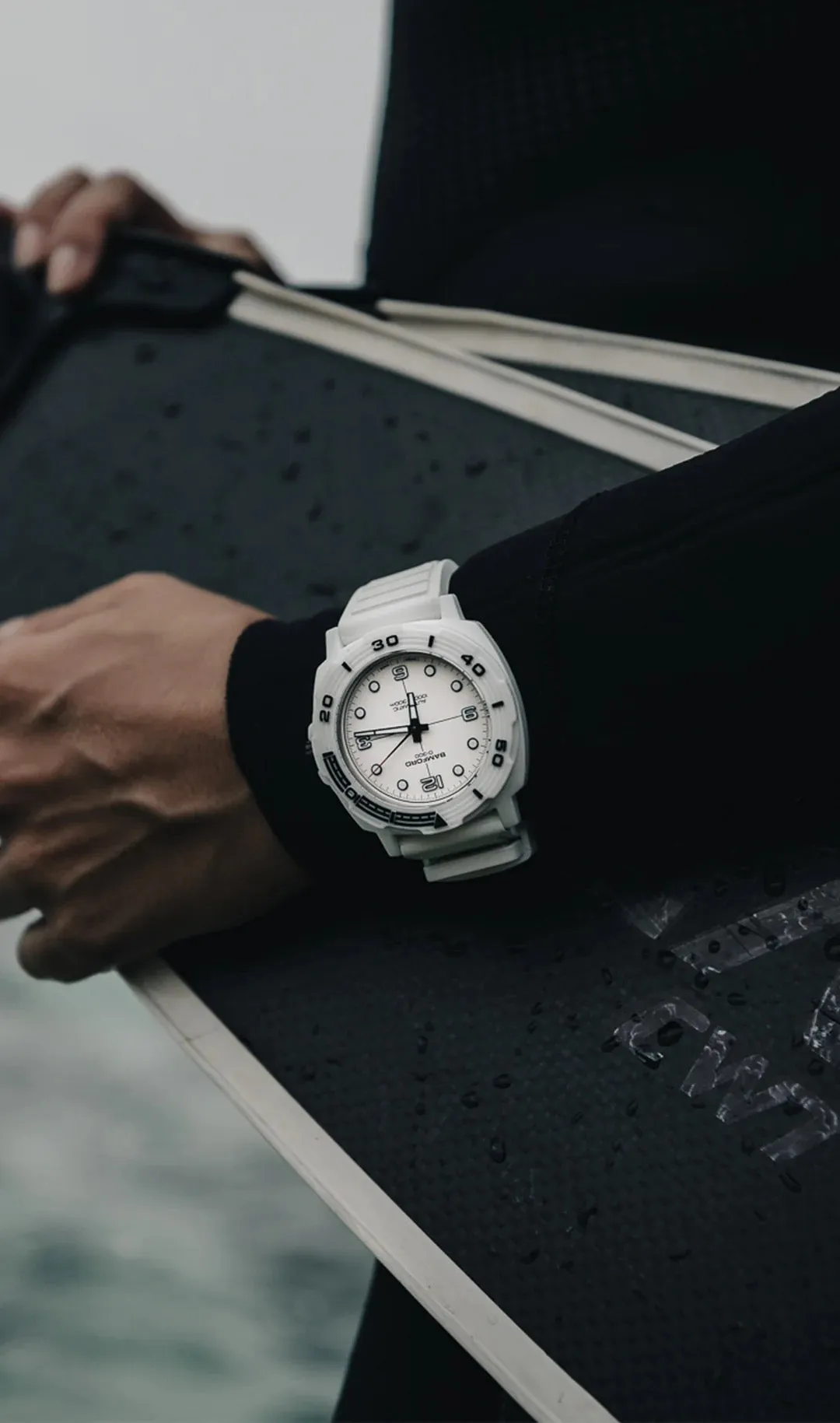 Bamford D-300 Gloss White Ceramic Watch